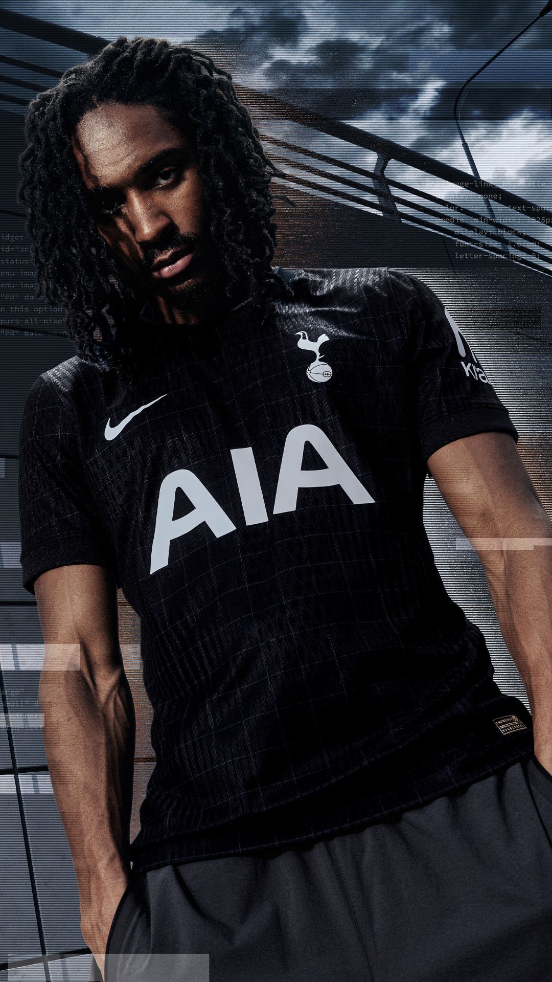 “Tottenham Hotspur 25/26 Away Jersey – premium quality football shirt with stitched crest, breathable fabric, and modern away design.”
